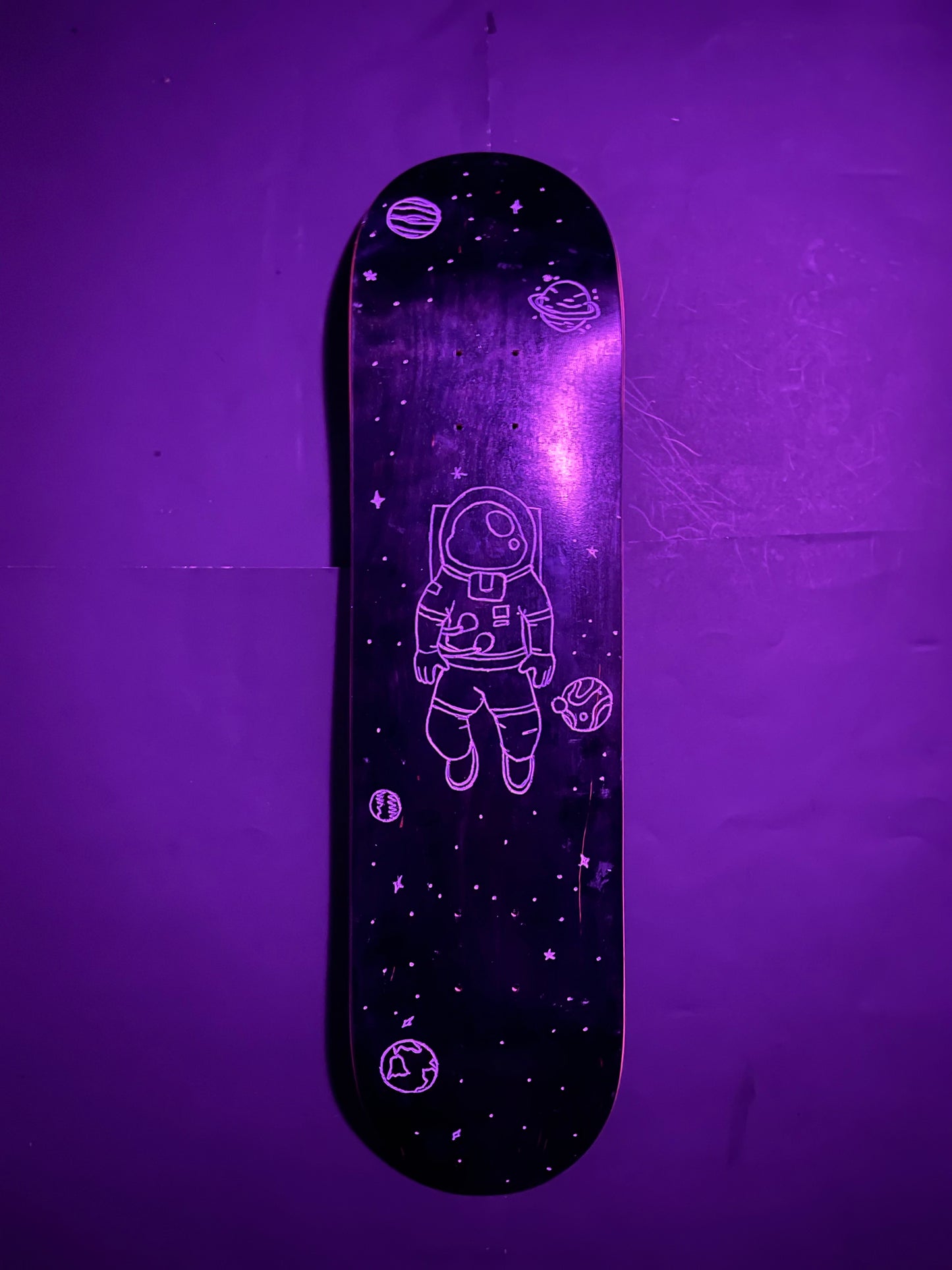 Spaceman skateboard