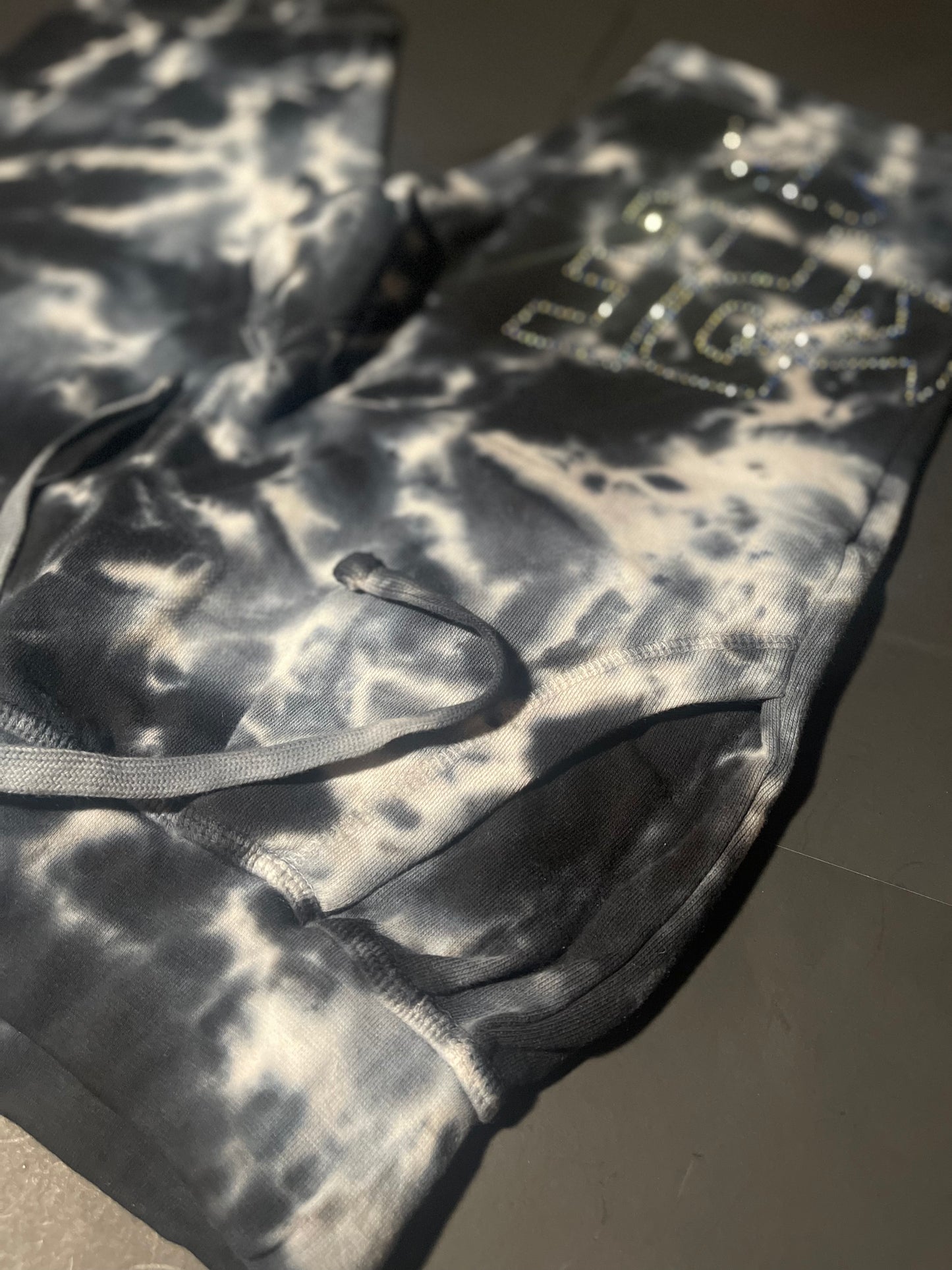 BAPE tye dye Rhinestone Glacier Rhinestone shorts(M)