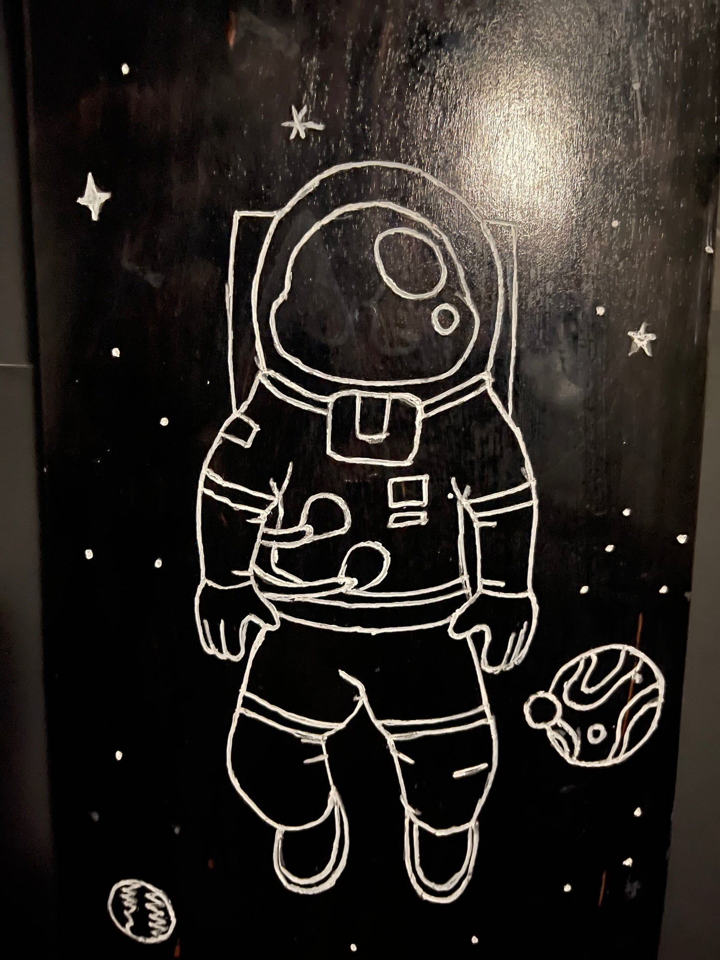 Spaceman skateboard