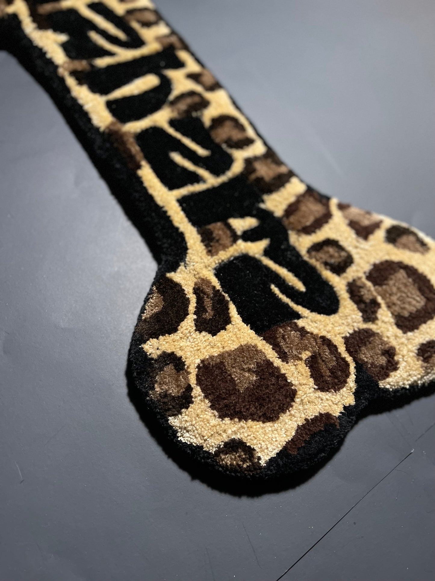 Zahara cheetah print S Rug