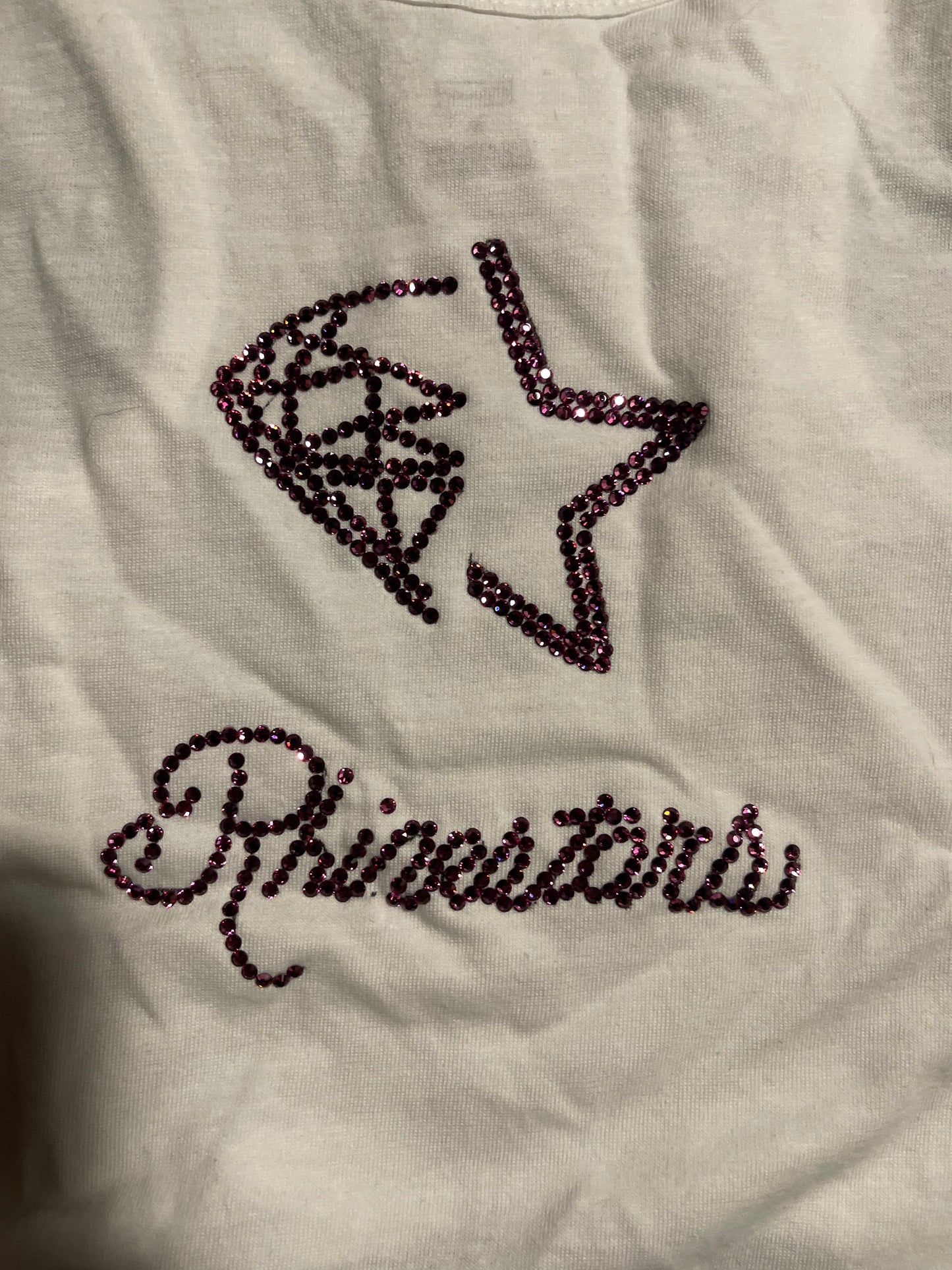 Rhinestars Rhinestone Pet shirt (Girl)(L)