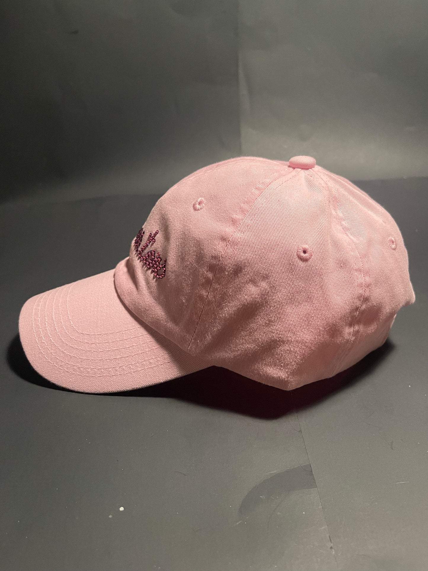 Rhinestars Gum Pink Rhinestone hat