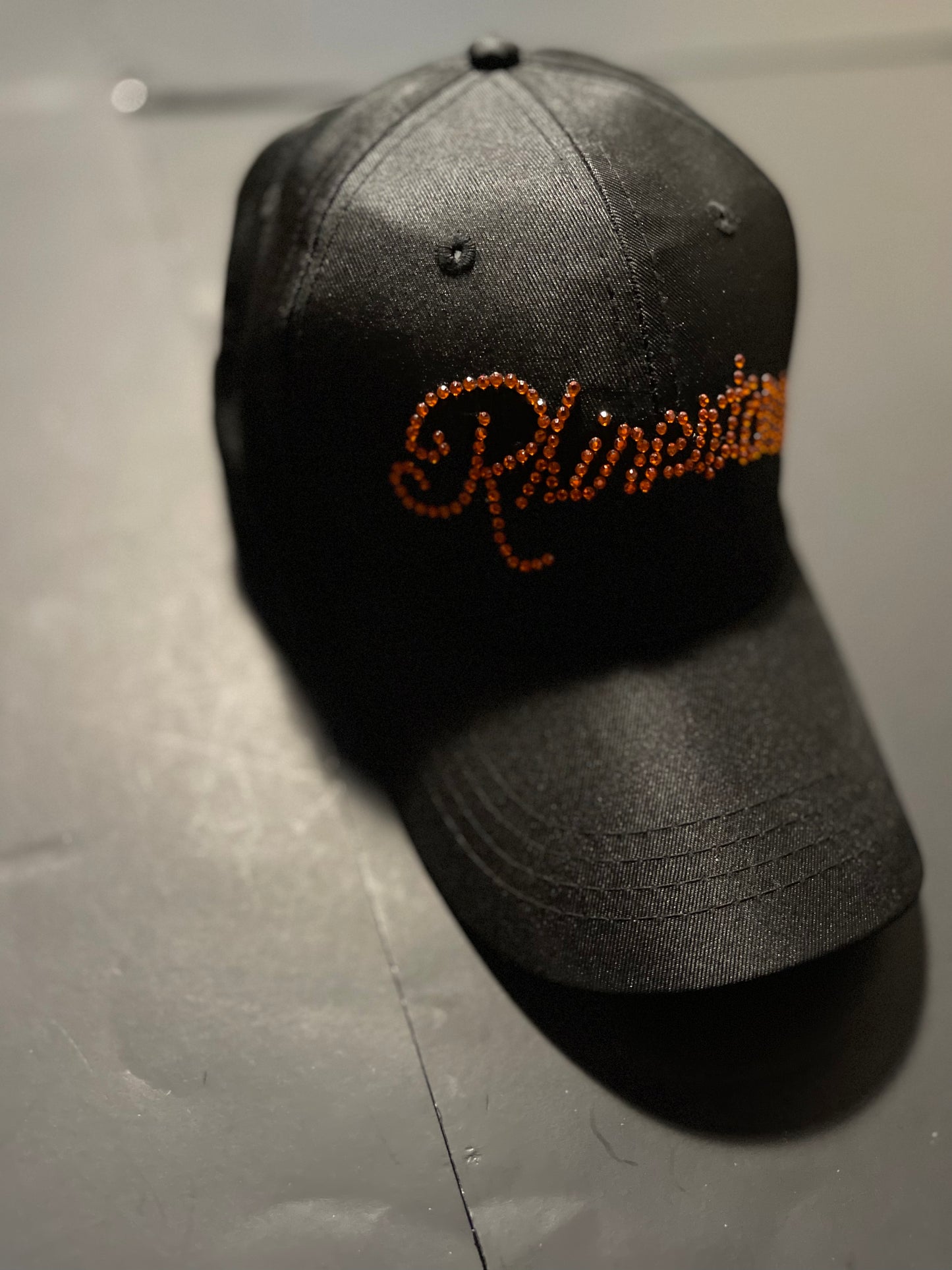 Rhinestars name Carrot Rhinestone hat