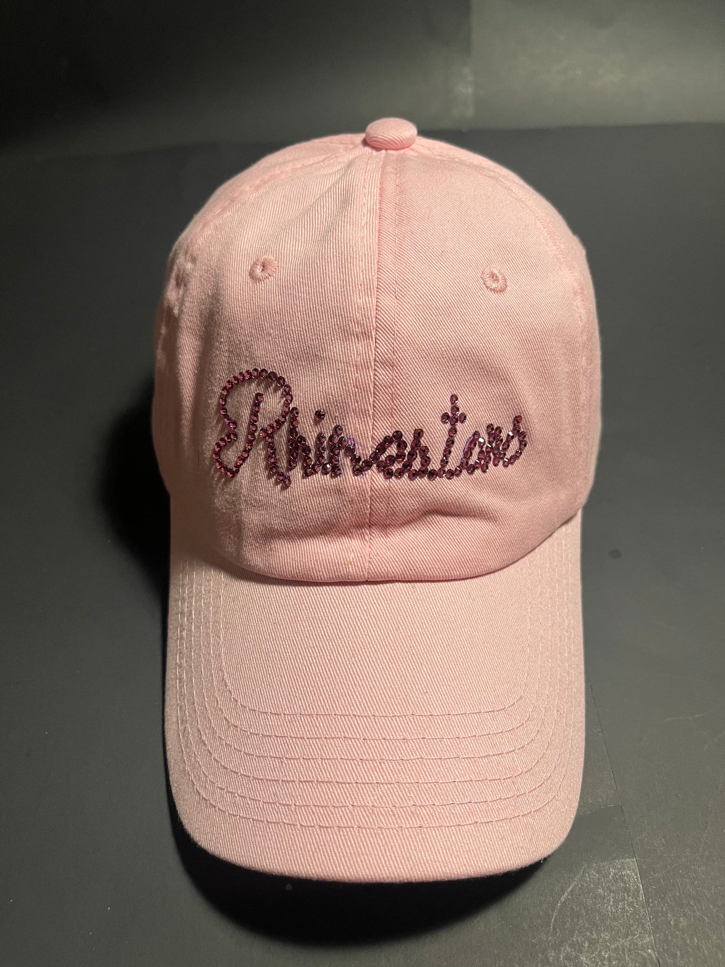 Rhinestars Gum Pink Rhinestone hat