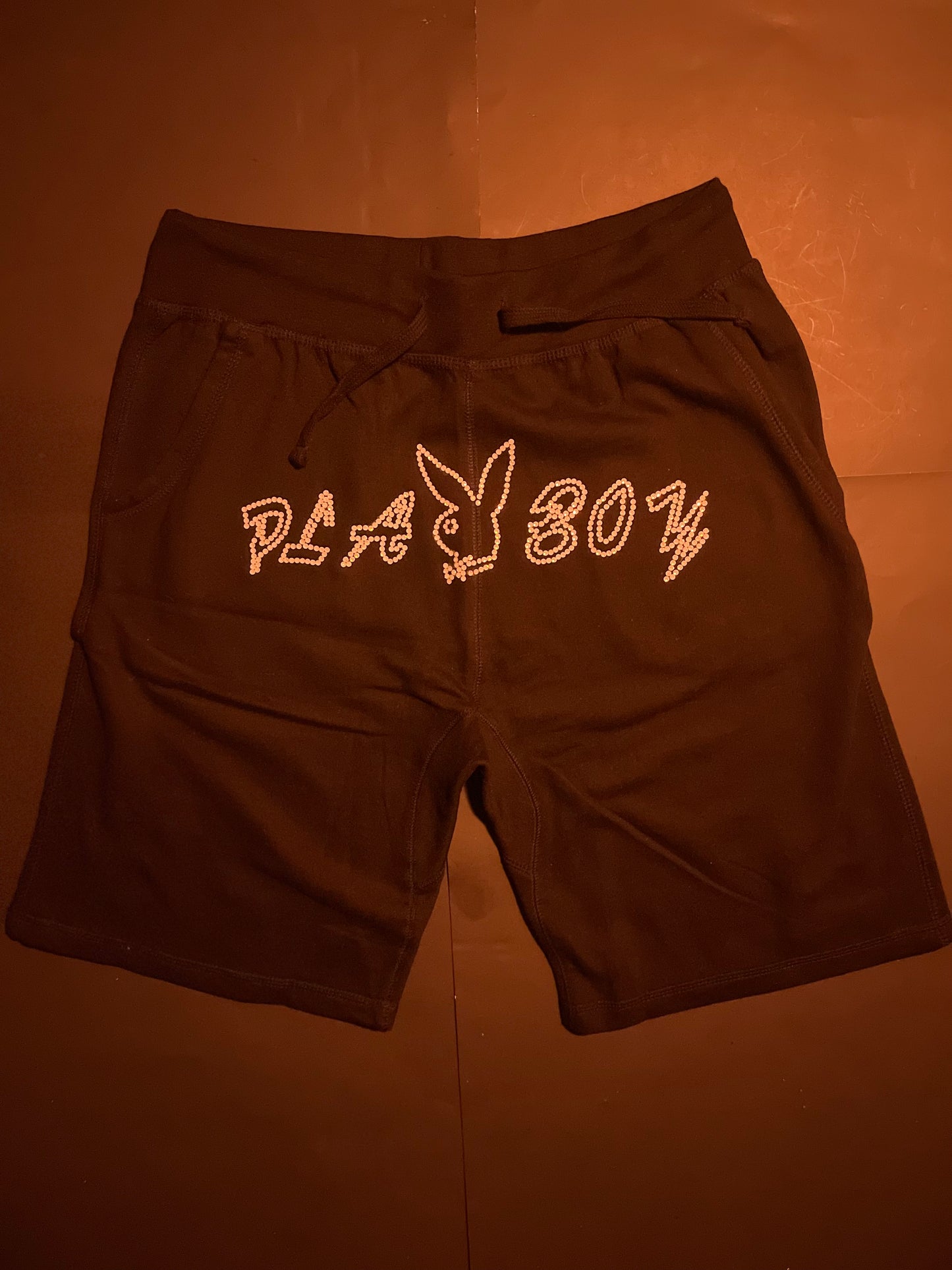 Playboy Rhinestone shorts(L)