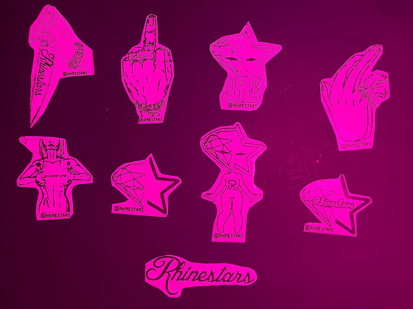 Rhinestars Sticker pack