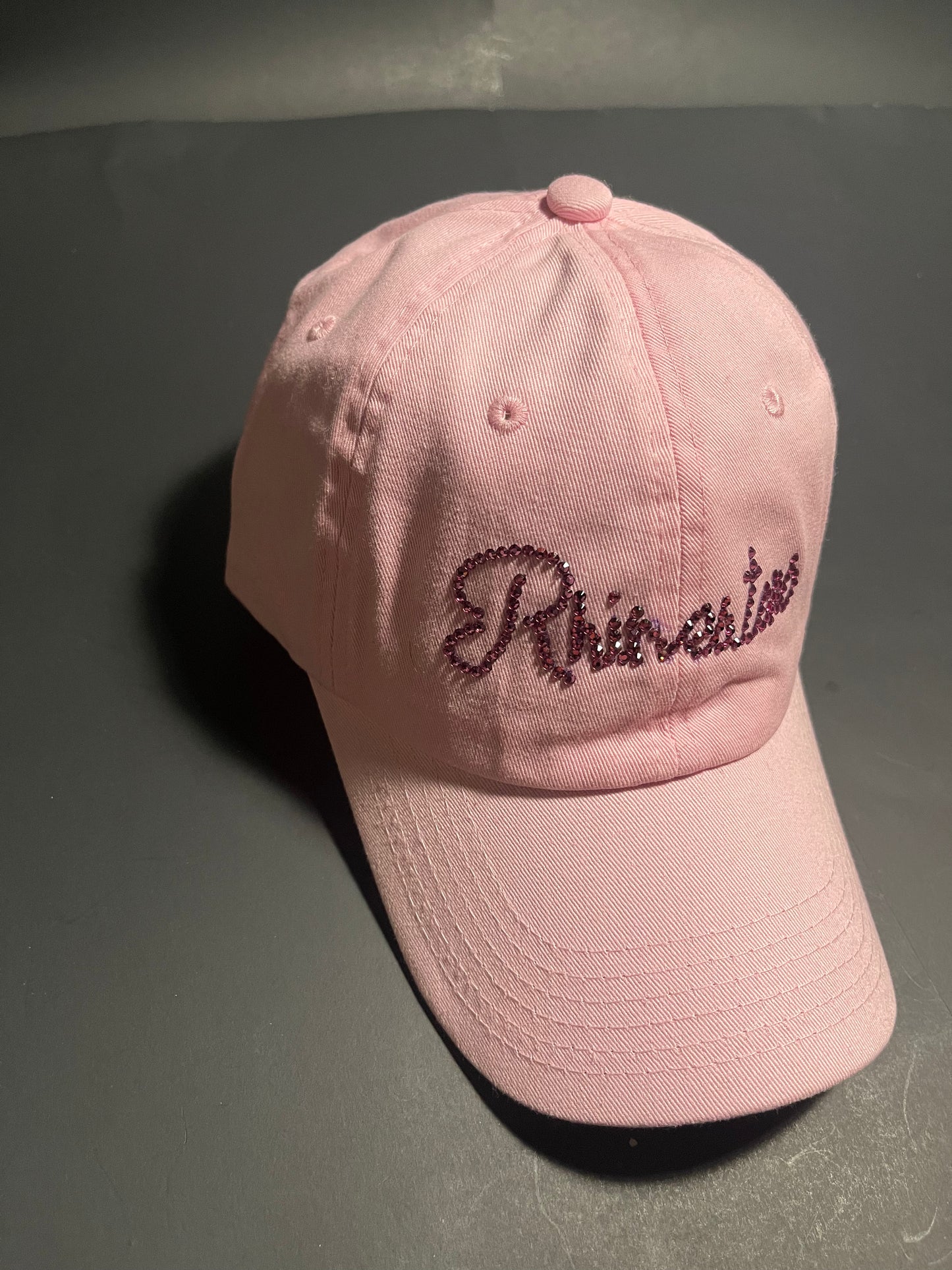 Rhinestars Gum Pink Rhinestone hat