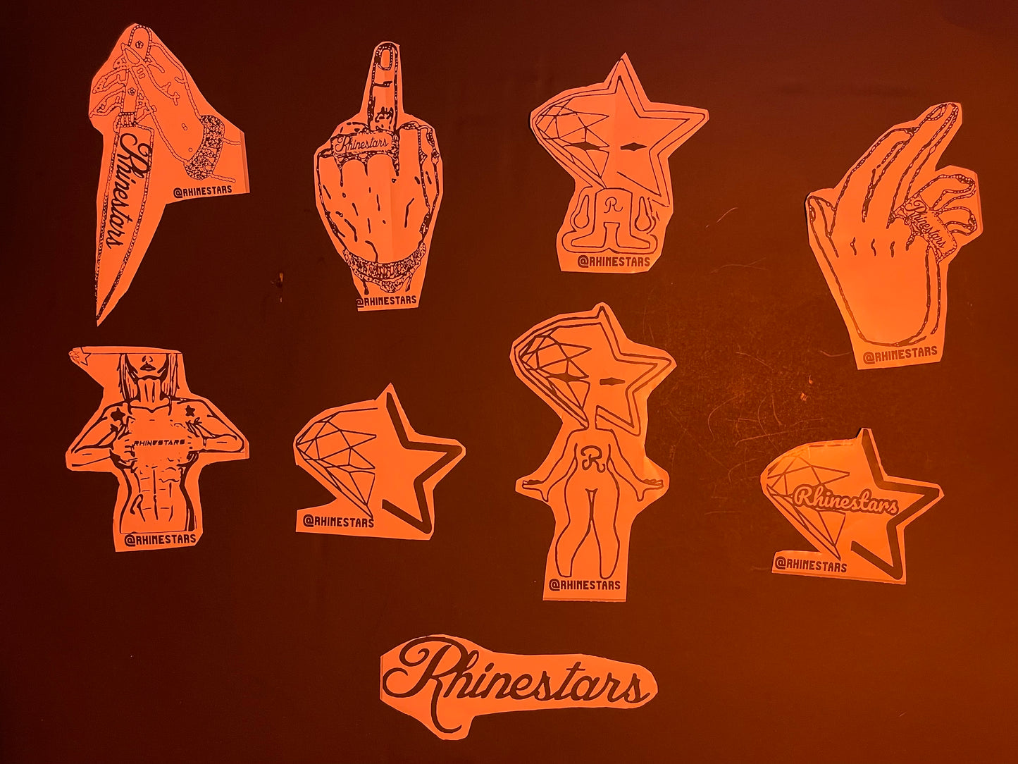 Rhinestars Sticker pack