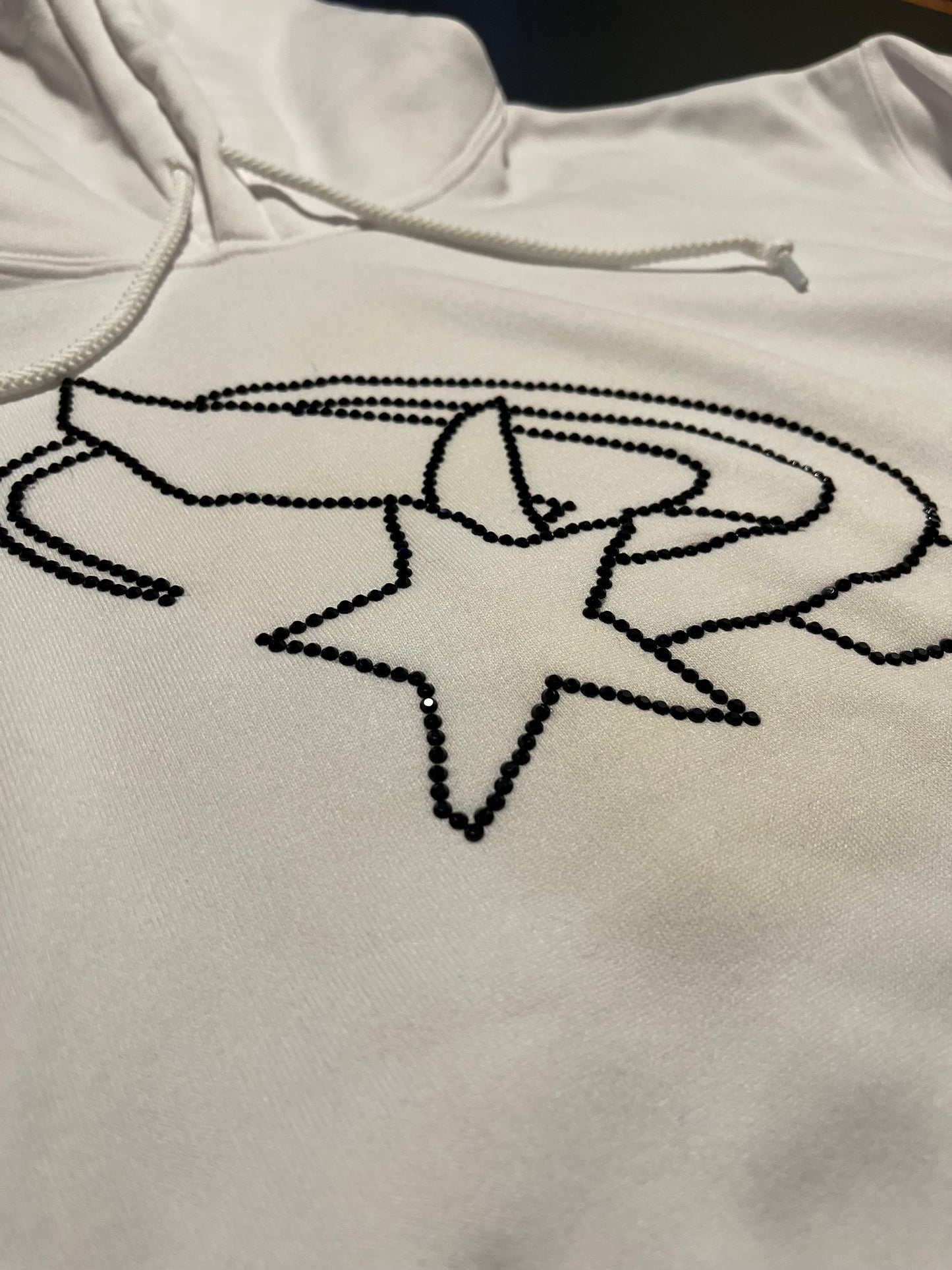 R Star Rhinestone hoodie(M)