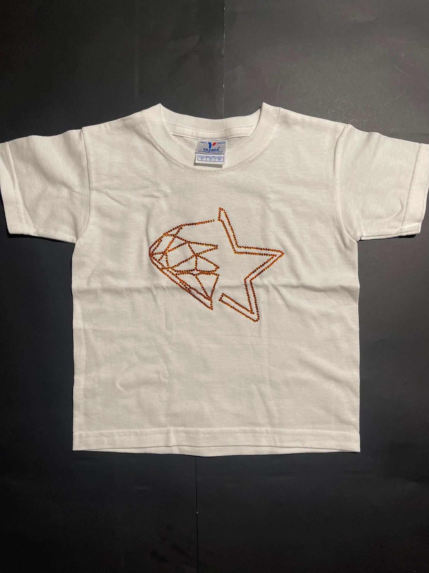 Rhinestars logo mango Rhinestone shirt(4T)