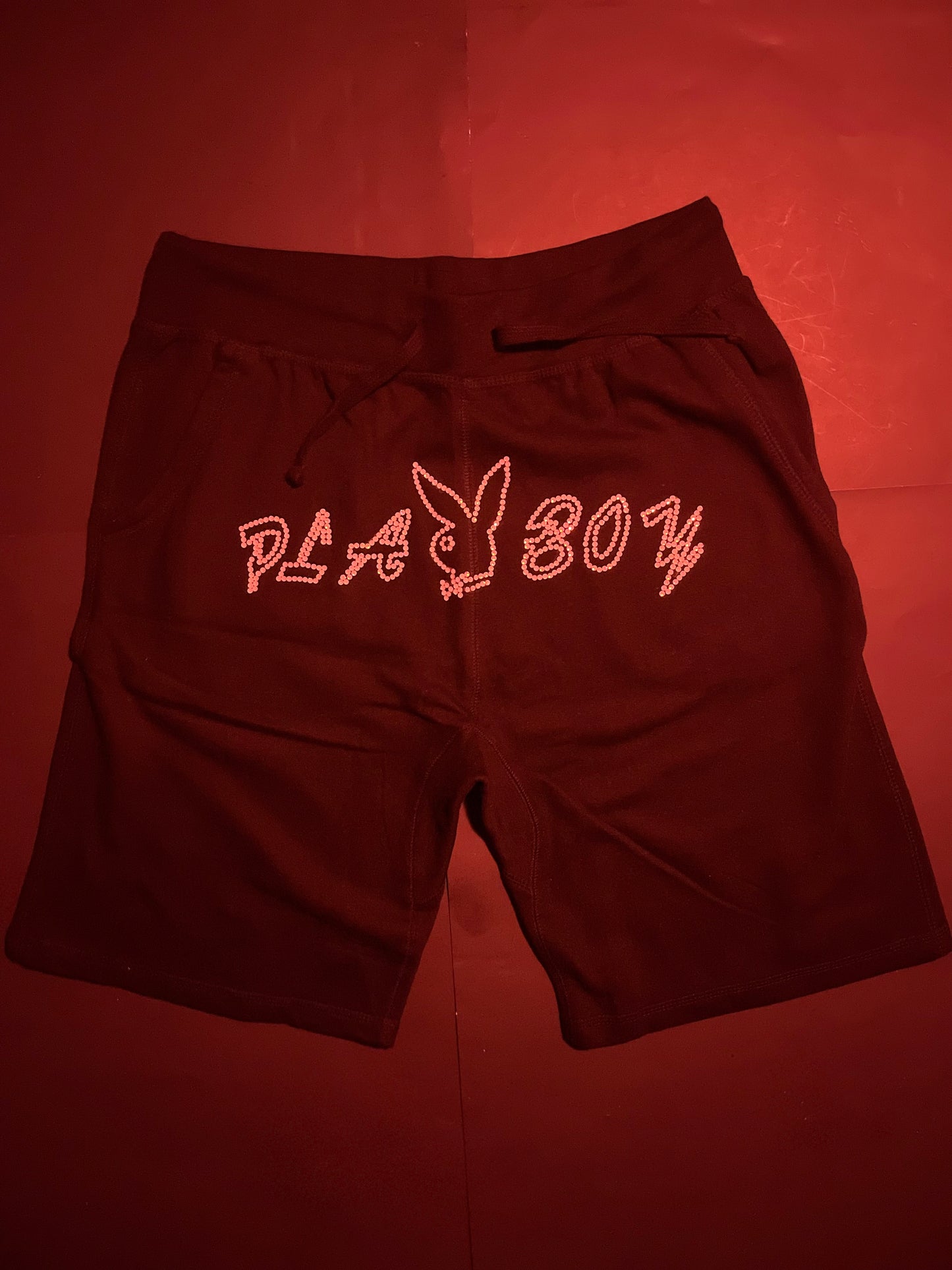 Playboy Rhinestone shorts(L)