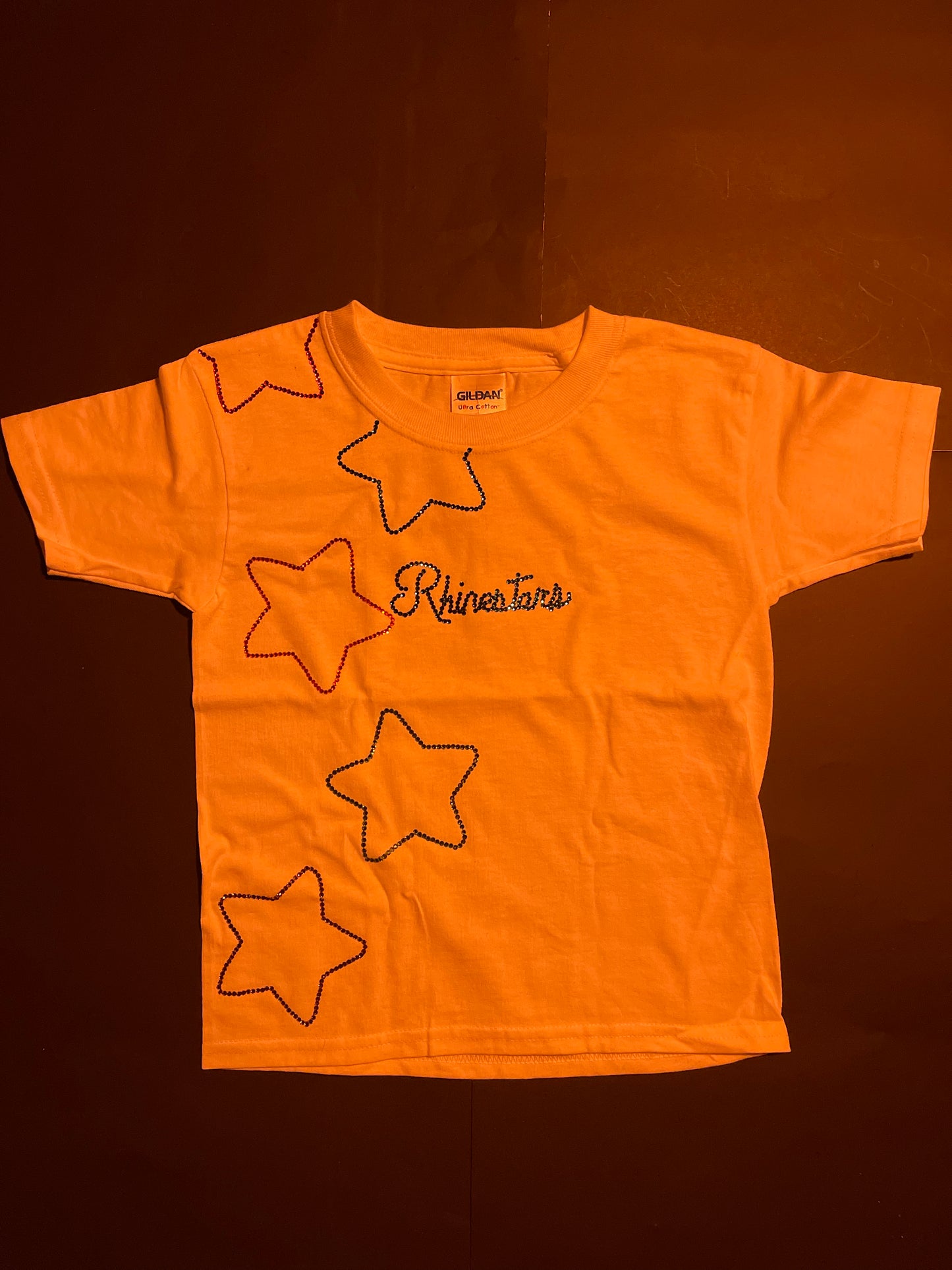 Rhinestar stars Rhinestone shirt(size6)