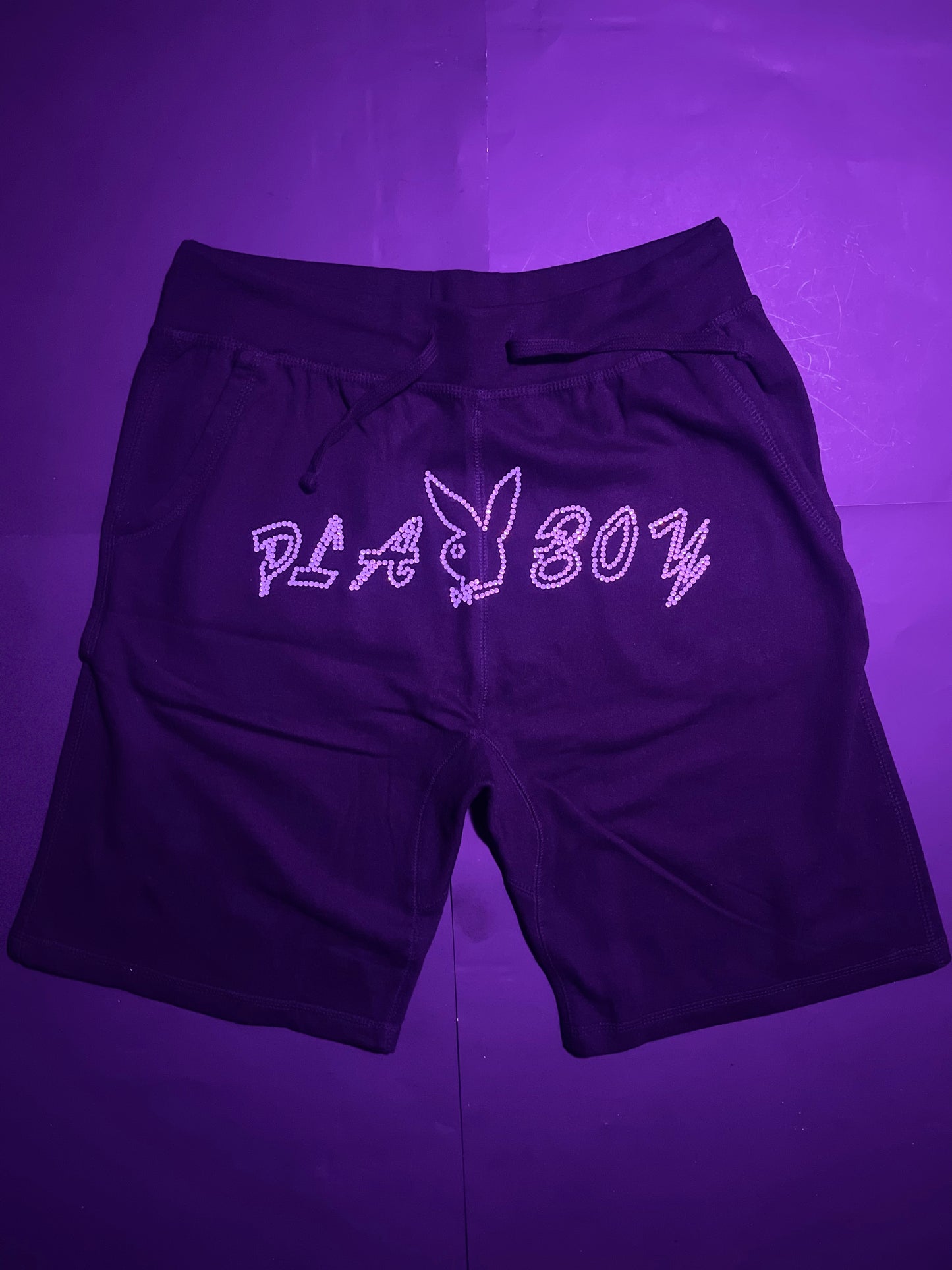 Playboy Rhinestone shorts(L)