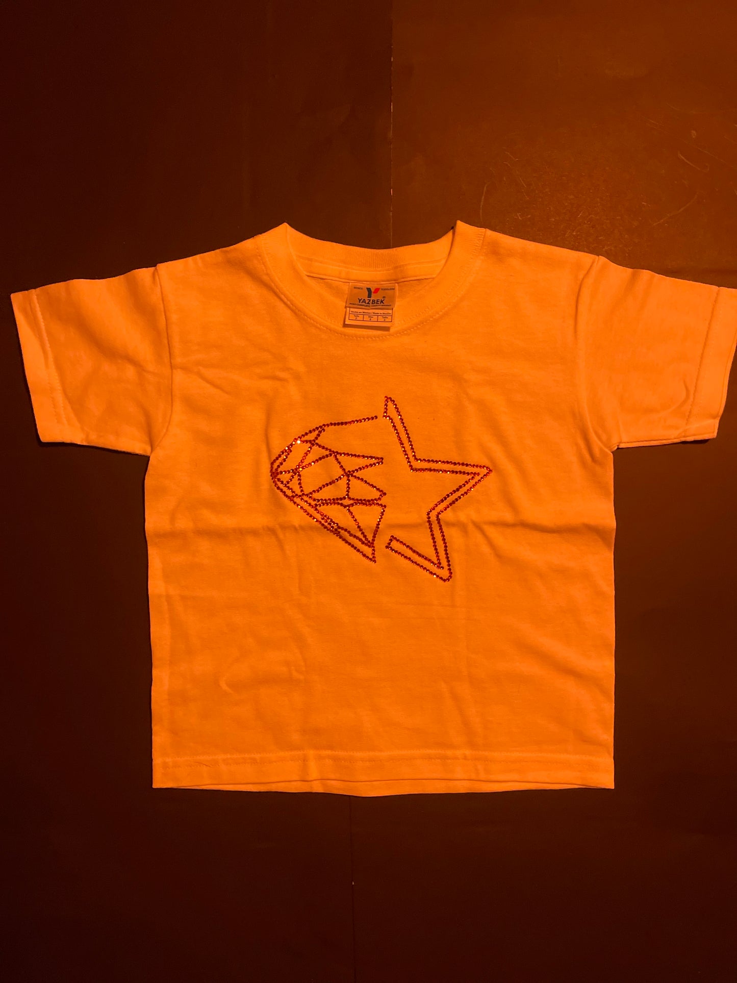 Rhinestars logo mango Rhinestone shirt(4T)