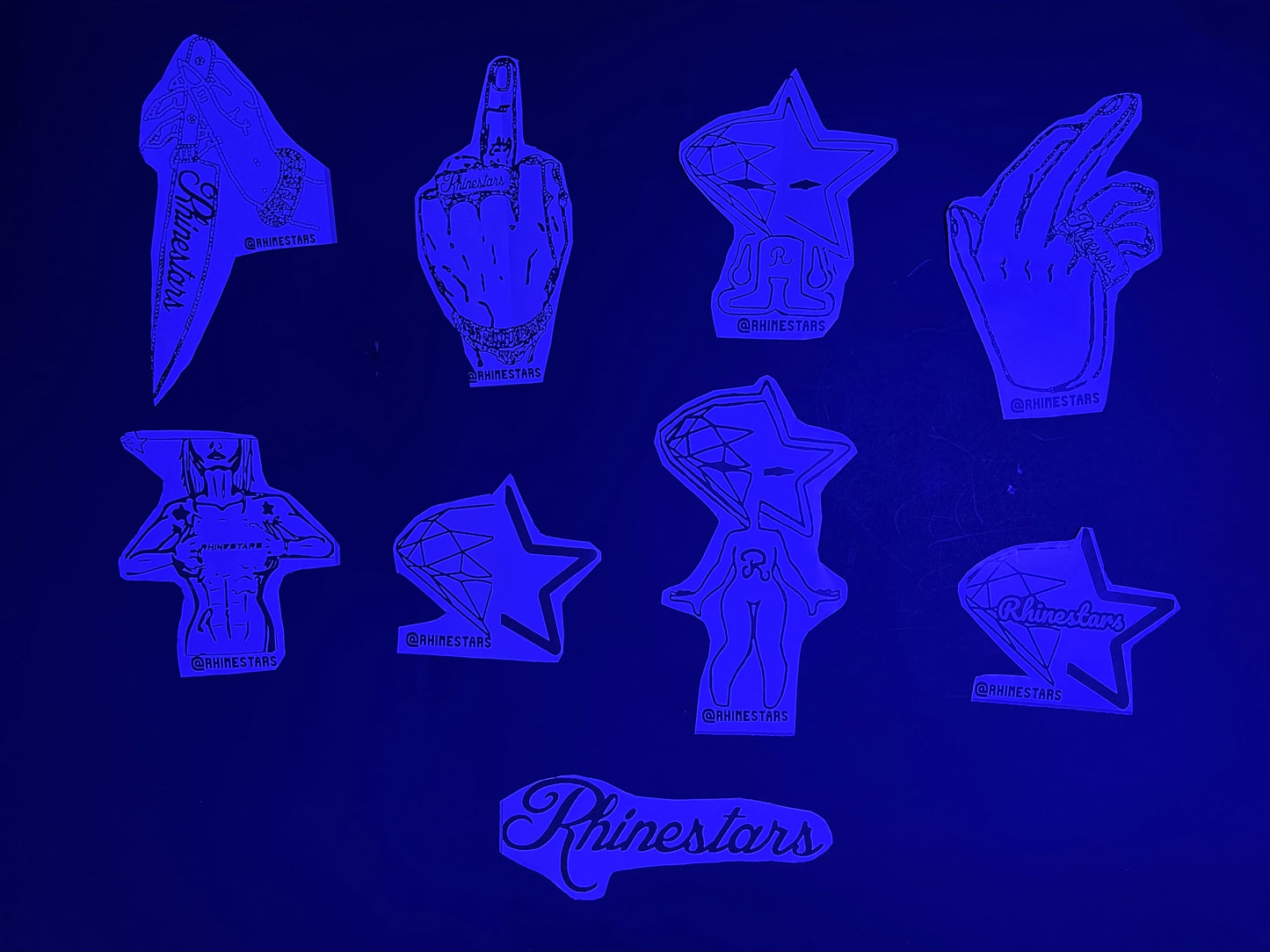 Rhinestars Sticker pack