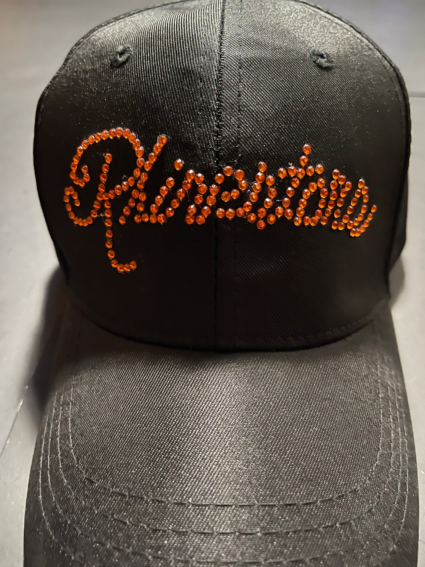 Rhinestars name Carrot Rhinestone hat