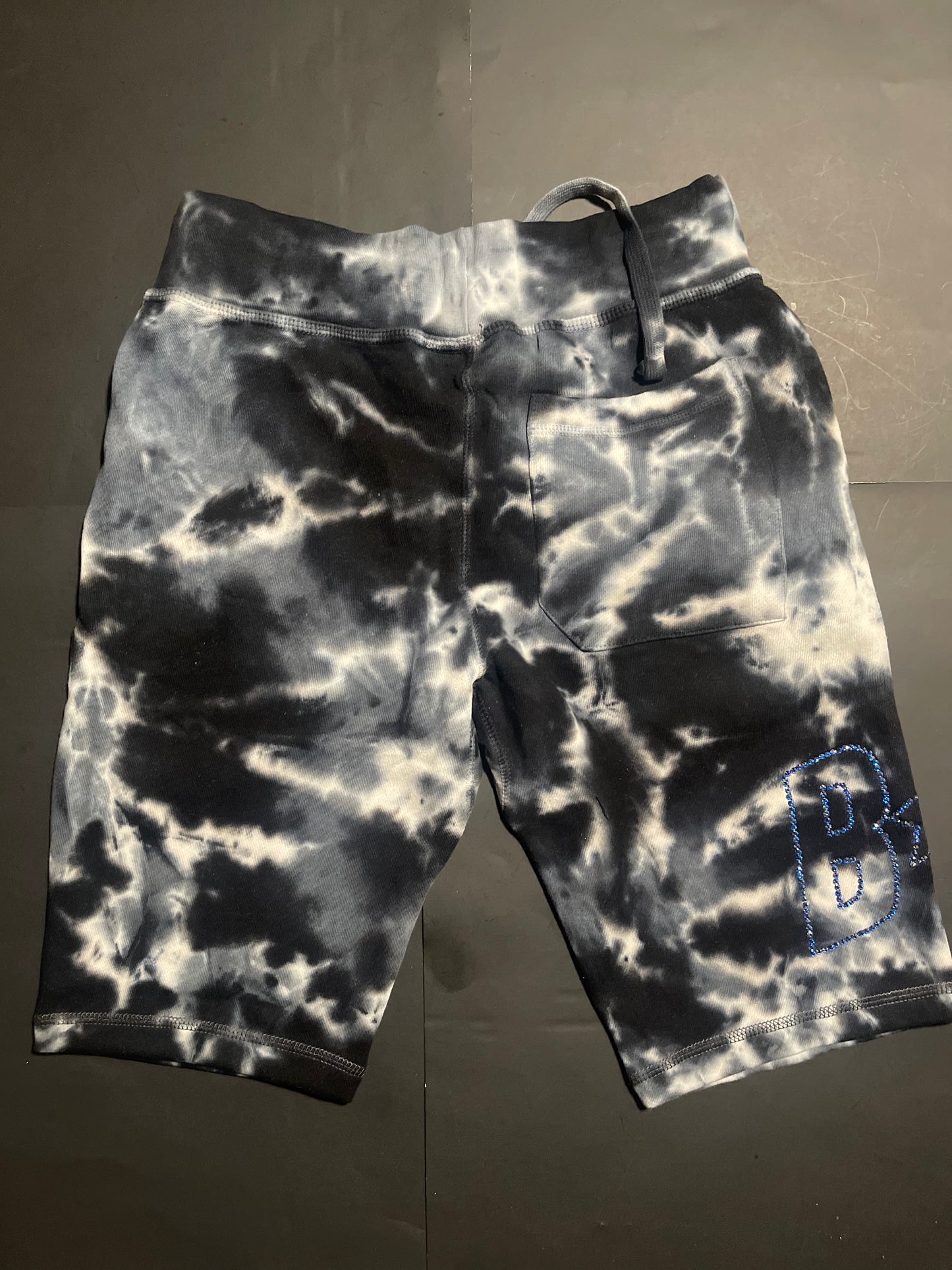BAPE tye dye Rhinestone Glacier Rhinestone shorts(M)