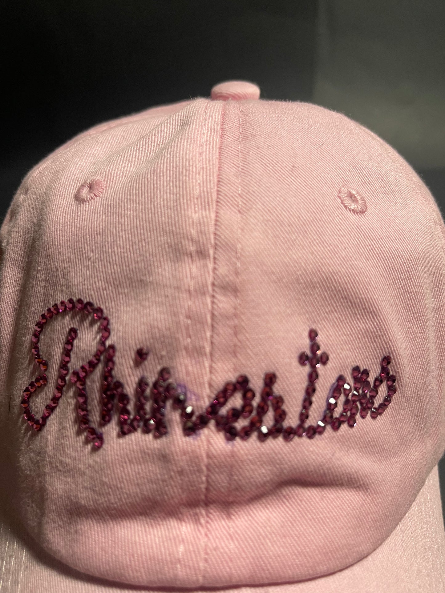 Rhinestars Gum Pink Rhinestone hat