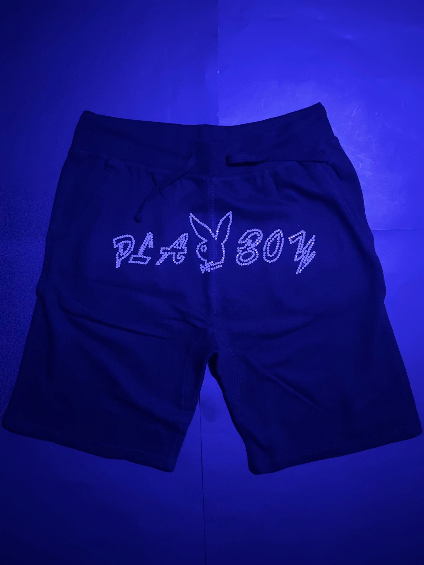 Playboy Rhinestone shorts(L)