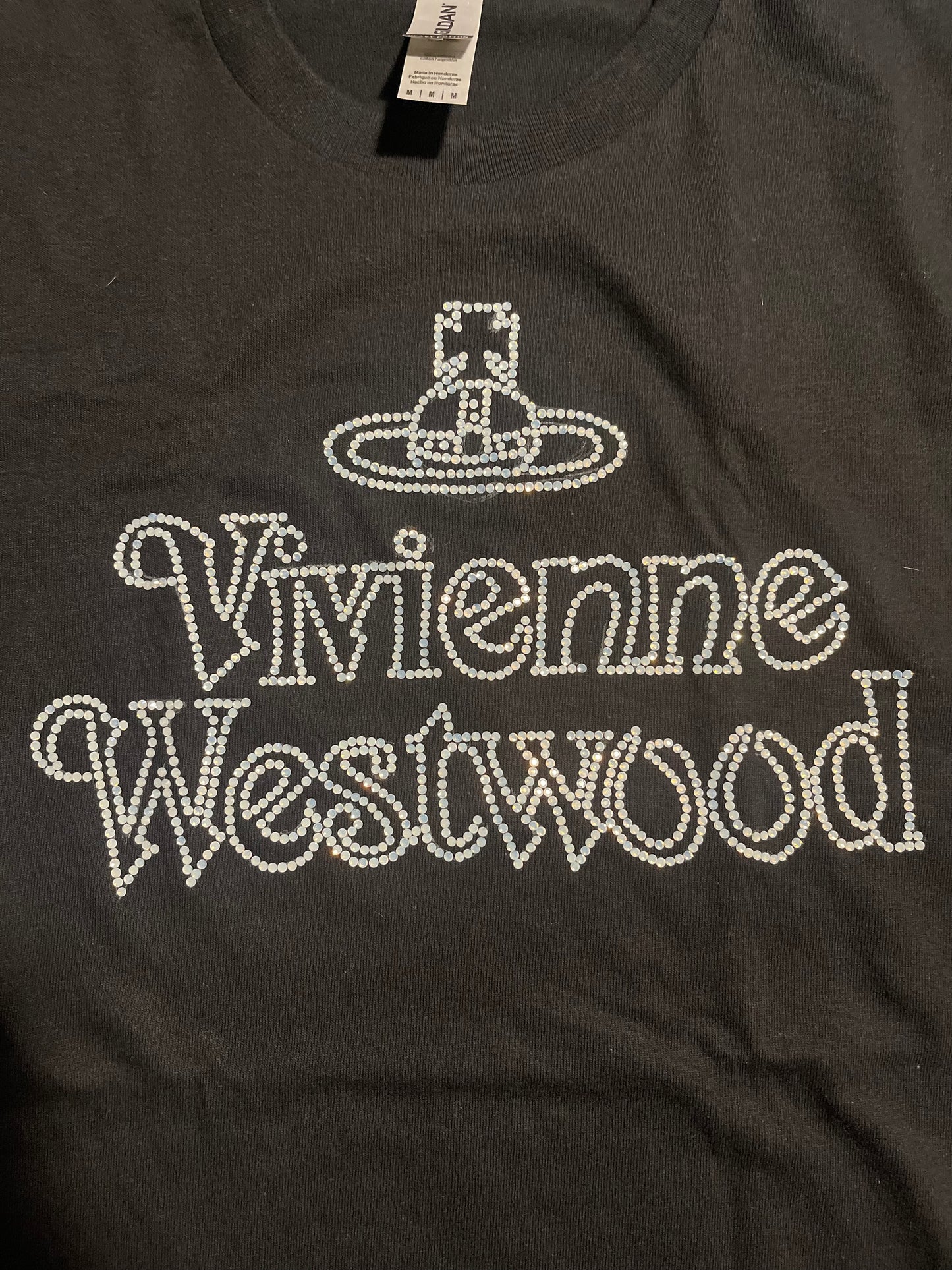 Vivienne Westwood rhinestone shirt(M)