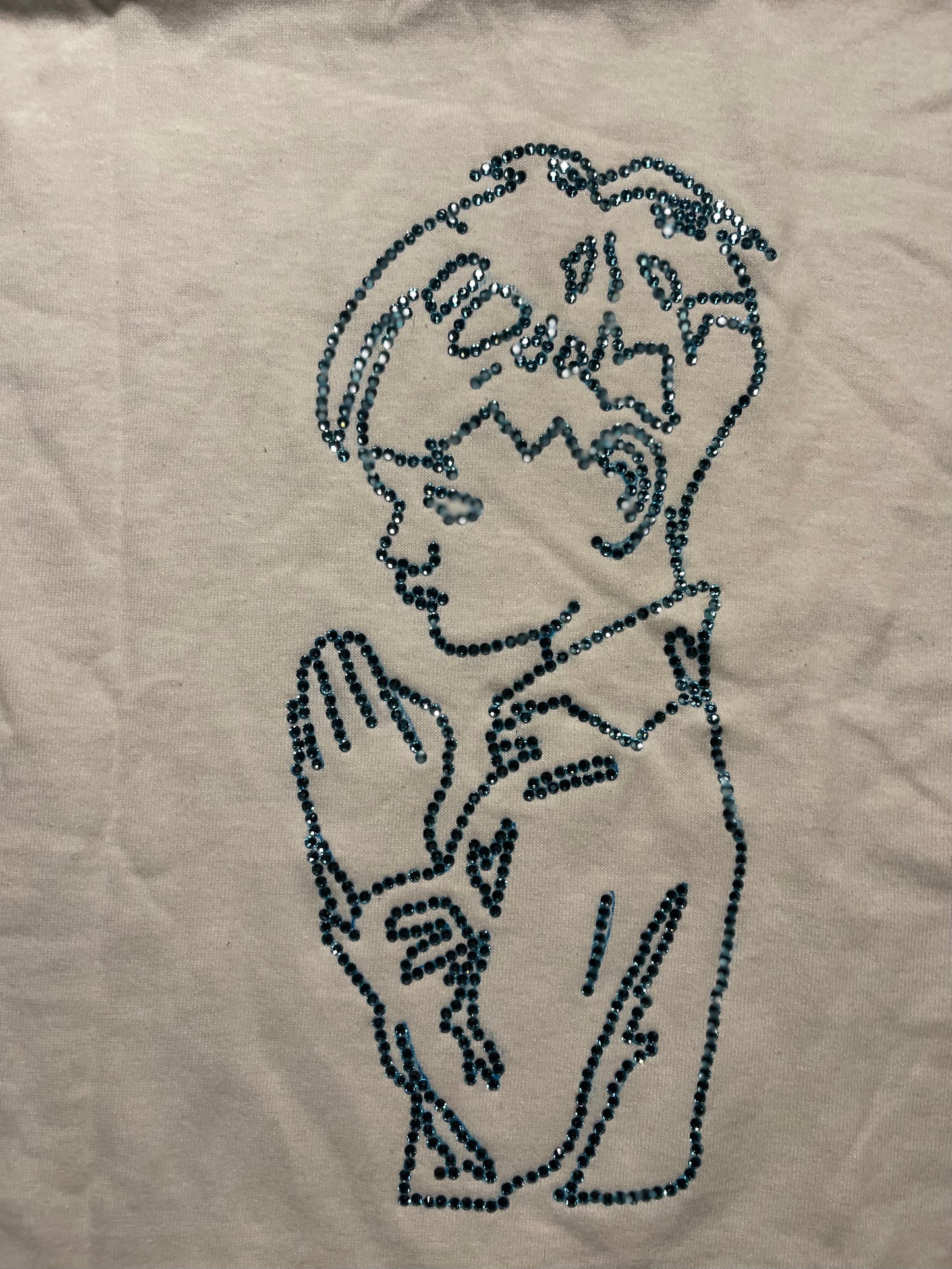 Prayers Rhinestone shirt(S)