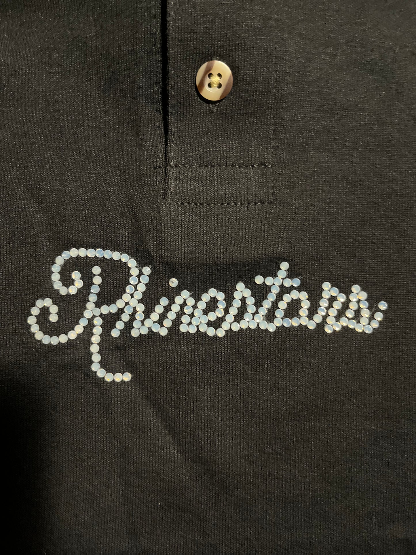 Rhinestars clear fye Rhinestone shirt (M)